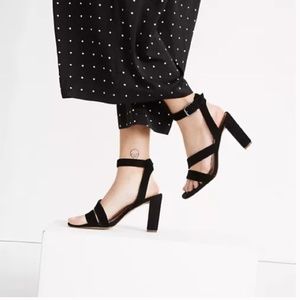 Unworn Madewell Suede Liv Sandals